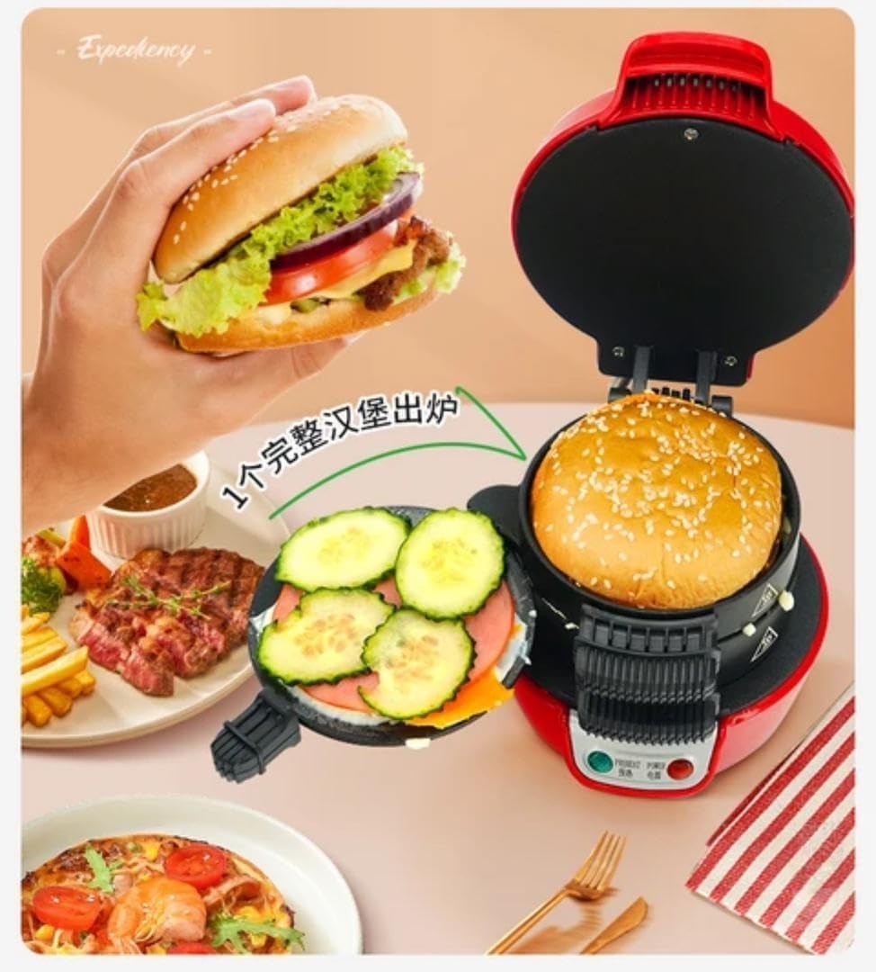 Burger & Sandwich Press – Multifunctional Compact Cooker