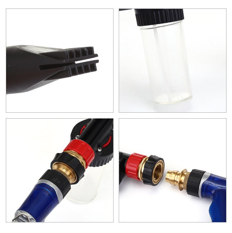 Multifunctional Foam Car Wash Water Gun – Adjustable Spray, Manual Handheld